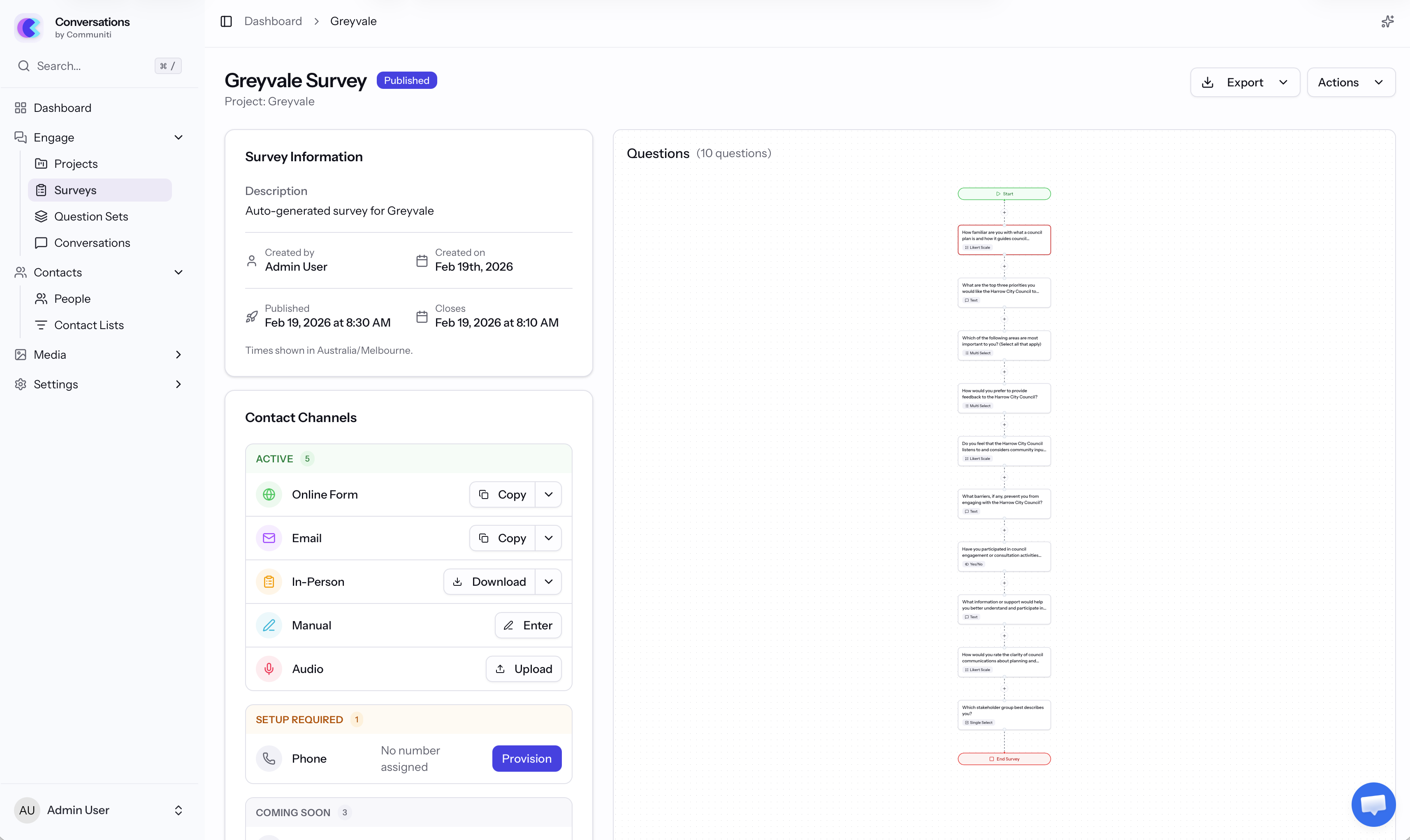 Multi-channel feedback collection